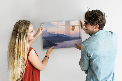 Magnetic dry erase board Beautiful landscape