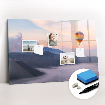 Magnetic dry erase board Beautiful landscape