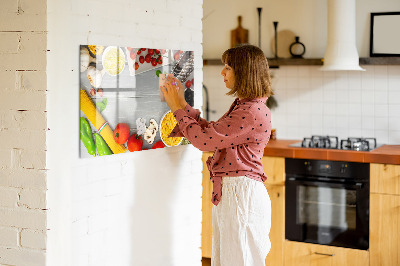 Magnetic board for drawing Ingredients