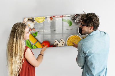 Magnetic board for drawing Ingredients