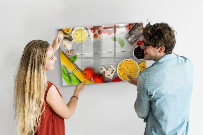 Magnetic board for drawing Ingredients