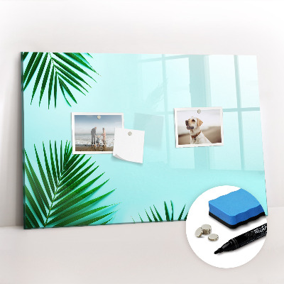 Dry erase magnetic board Palm leaves