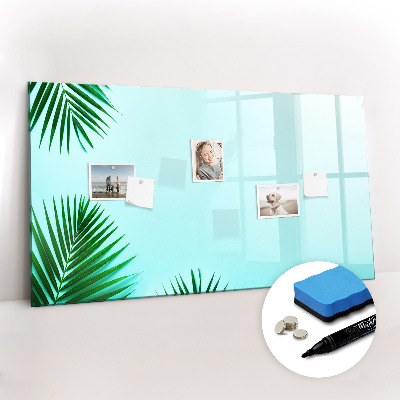 Dry erase magnetic board Palm leaves