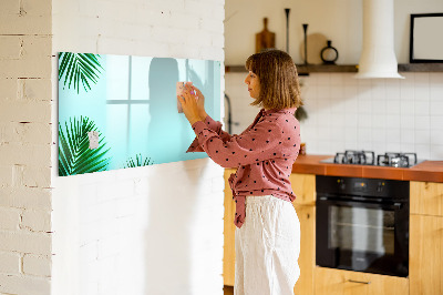 Dry erase magnetic board Palm leaves