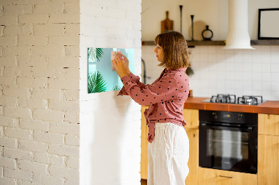 Dry erase magnetic board Palm leaves