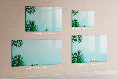 Dry erase magnetic board Palm leaves
