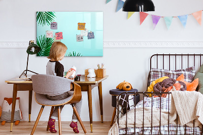 Dry erase magnetic board Palm leaves