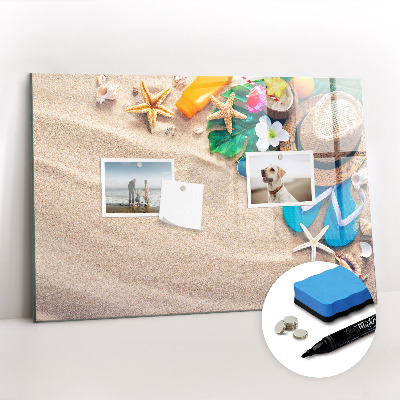 Magnetic writing board Summer accessories