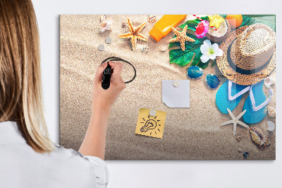 Magnetic writing board Summer accessories