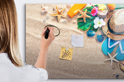 Magnetic writing board Summer accessories