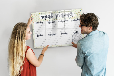 Dry erase magnetic board Star menu
