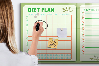 Magnetic dry erase board Abstract light