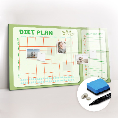Magnetic dry erase board Abstract light