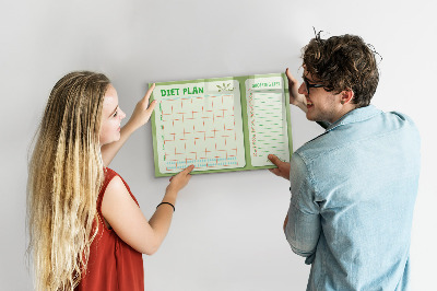 Magnetic dry erase board Abstract light