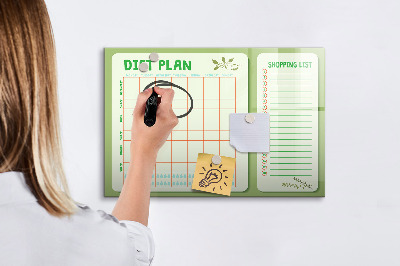 Magnetic dry erase board Abstract light