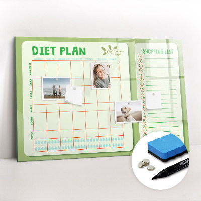 Magnetic dry erase board Abstract light