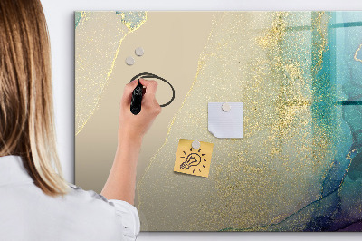 Magnetic board for drawing Colorful marble