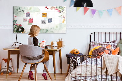Magnetic dry erase board Place for a recipe