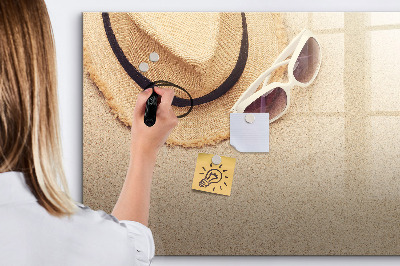 Magnetic writing board Summer accessories