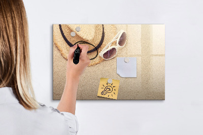 Magnetic writing board Summer accessories