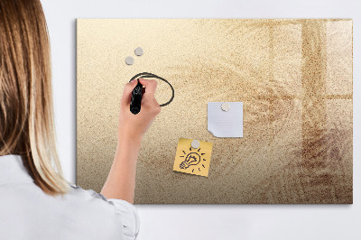 Dry erase magnetic board Abstract leaves