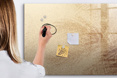 Dry erase magnetic board Abstract leaves