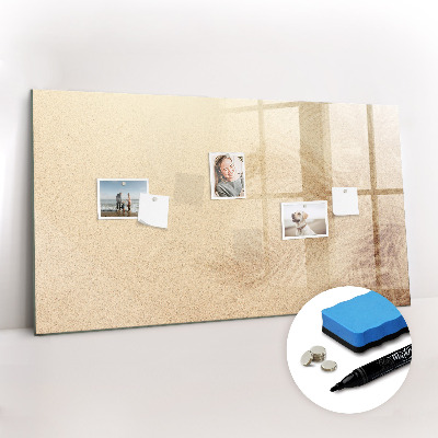 Dry erase magnetic board Abstract leaves