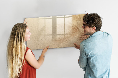 Dry erase magnetic board Abstract leaves
