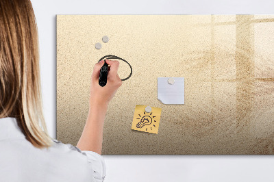 Dry erase magnetic board Abstract leaves