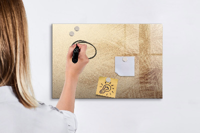 Dry erase magnetic board Abstract leaves