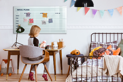 Magnetic dry erase board Pastel menu