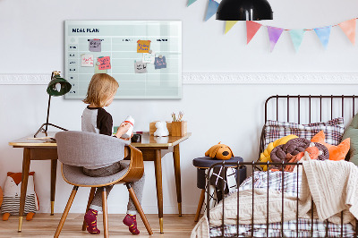 Magnetic dry erase board Pastel menu