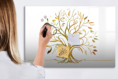 Magnetic dry erase board Golden tree