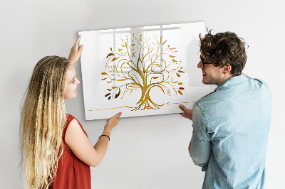 Magnetic dry erase board Golden tree