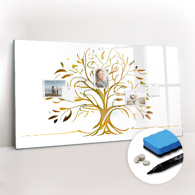 Magnetic dry erase board Golden tree