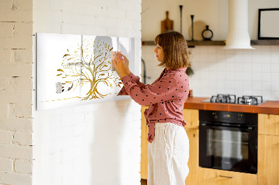 Magnetic dry erase board Golden tree