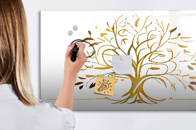 Magnetic dry erase board Golden tree