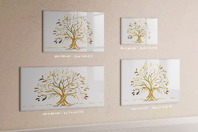 Magnetic dry erase board Golden tree