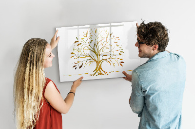 Magnetic dry erase board Golden tree