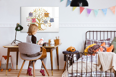 Magnetic dry erase board Golden tree