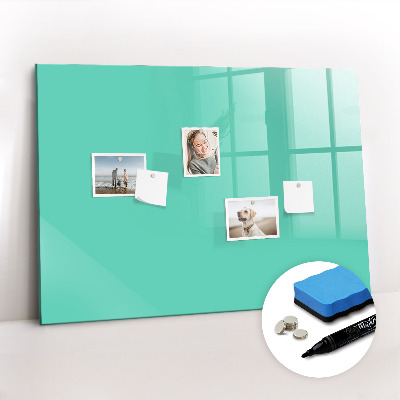 Magnetic dry erase board Turquoise color