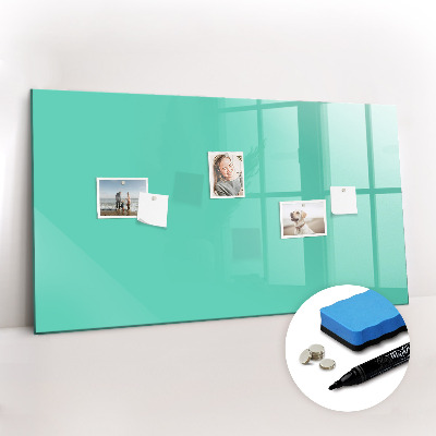 Magnetic dry erase board Turquoise color