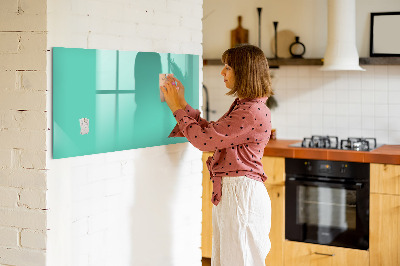 Magnetic dry erase board Turquoise color