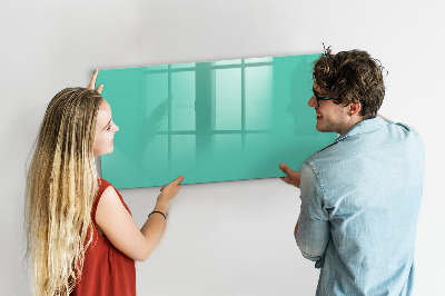 Magnetic dry erase board Turquoise color