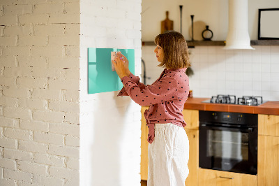 Magnetic dry erase board Turquoise color
