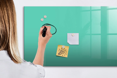 Magnetic dry erase board Turquoise color