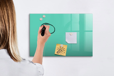 Magnetic dry erase board Turquoise color