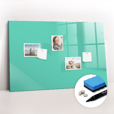 Magnetic dry erase board Turquoise color