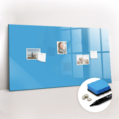 Dry erase magnetic board Blue color