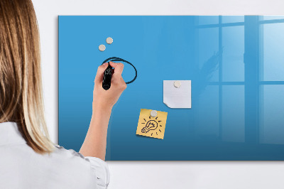 Dry erase magnetic board Blue color